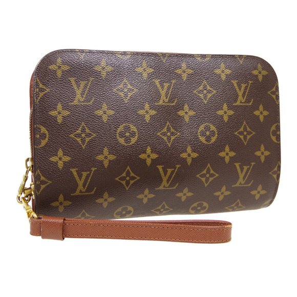LOUIS VUITTON ORSAY CLUCTH HAND BAG AR4069 PURSE MONOGRAM CANVAS M51790 35124 - Picture 1 of 11